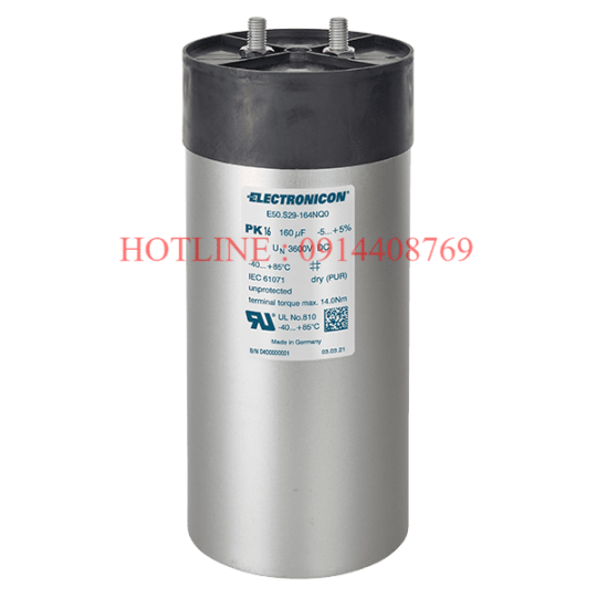 PK16 ELECTRONICON | Tụ điện DC công suất cao