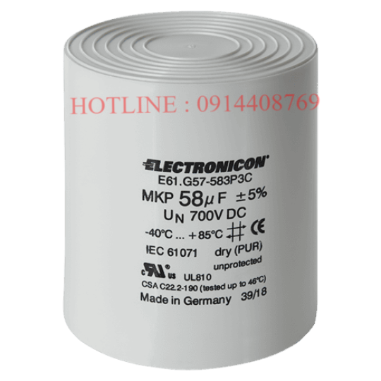 ELECTRONICON E61 / E53-H | Tụ Điện DC Công Suất Cao